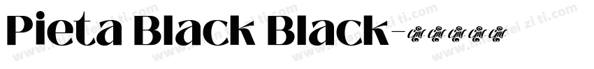 Pieta Black Black字体转换